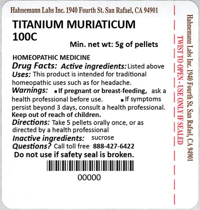 Titanium Muriaticum 100C 5g - Titanium Muriaticum 100C 5g